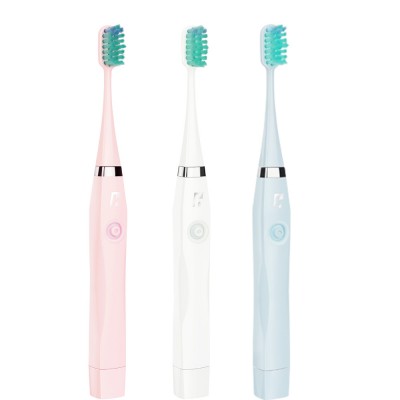 Waterproof Ipx7 Adult Sonic Electric Toothbrush with Two Headers